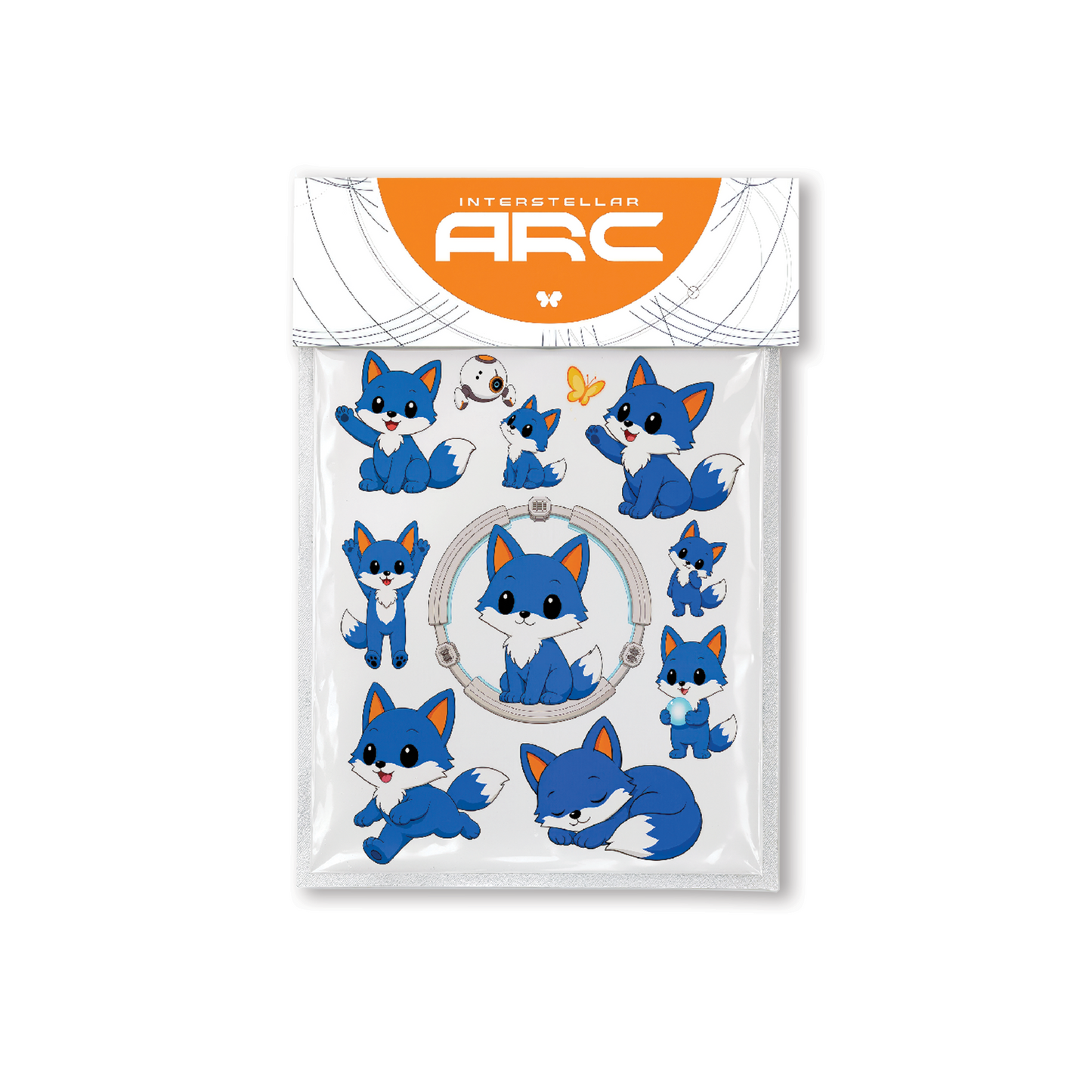 FOX STICKER SET